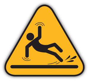 slip warning